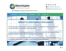 Tablet Screenshot of herrmann-europe.com